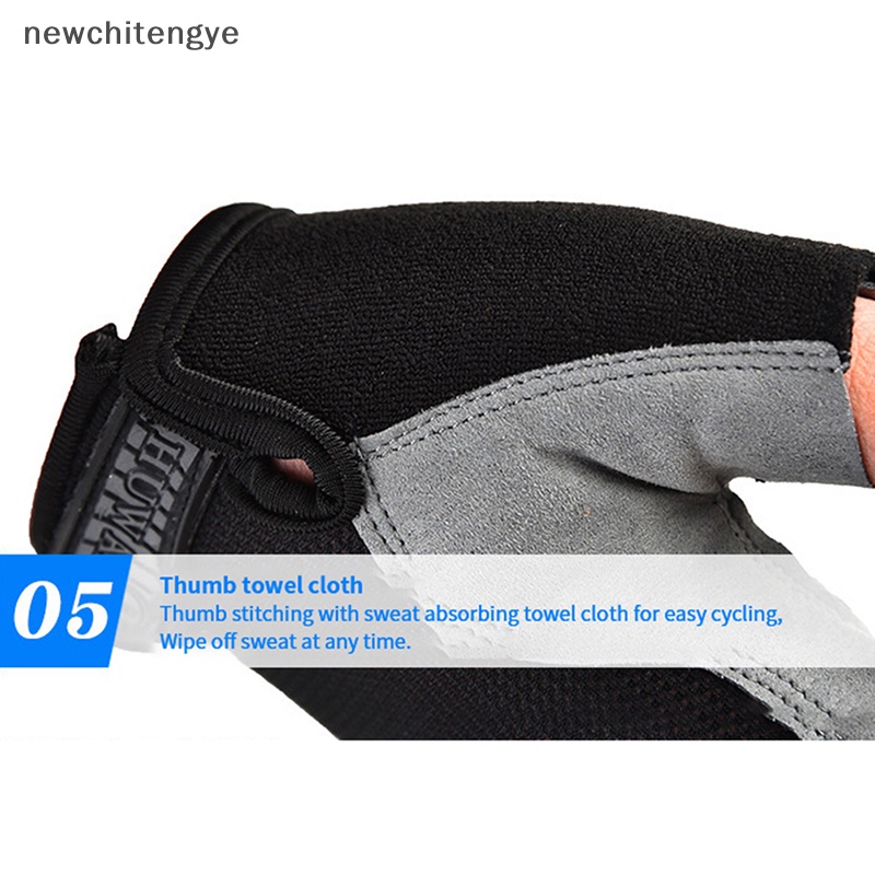 Găng Tay Thể Thao Nửa Ngón Chống Trượt Chống Mồ Hôi Thoáng Khí Cho Nam Nữ