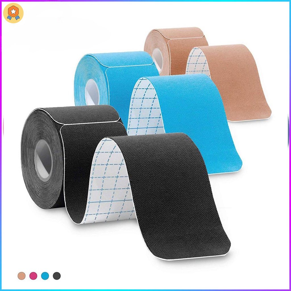 Băng Quấn Thể Thao 5cm * 5m Hỗ Trợ Phục Hồi Cơ Bắp Giảm Đau HYJP2