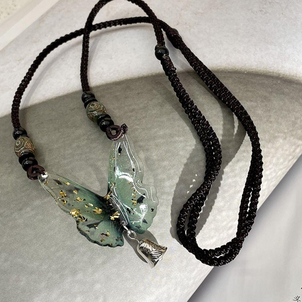 Dây Chuyền Mặt Hình Bướm Đính Đá Phong Cách Vintage|Trang Sức Vòng Đeo Tay Thời Trang Sành Điệu Cho Nữ