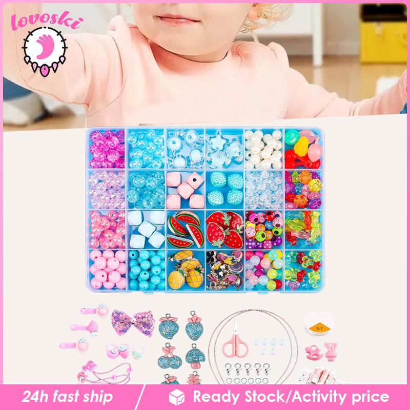 Bộ Hạt Xâu Chuỗi Nhiều Màu Sắc Dành Cho Trẻ Em