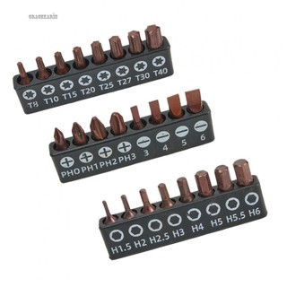 【GRCEKRIN】8 Pcs PH/Torx Star Screwdriver Bits 25mm Hex-Shank Security Magnetic Driver Bit