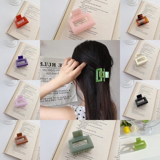 Kẹp Tóc Nhựa acrylic Màu Sắc Kẹo Ngọt Họa Tiết Hình Học Thời Trang Hàn Quốc