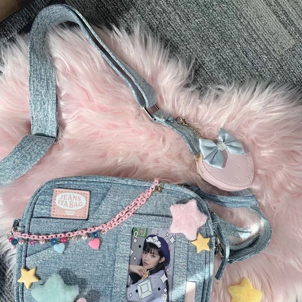 Túi Denim Đeo Chéo Thời Trang 2023 Dành Cho Nữ