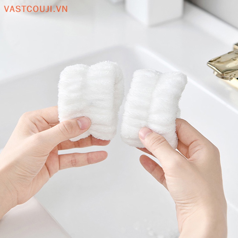 1 Cặp Băng Đeo Cổ Tay Thấm Hút Mồ Hôi Linh Hoạt Có Thể Tái Sử Dụng Cho Rửa Mặt