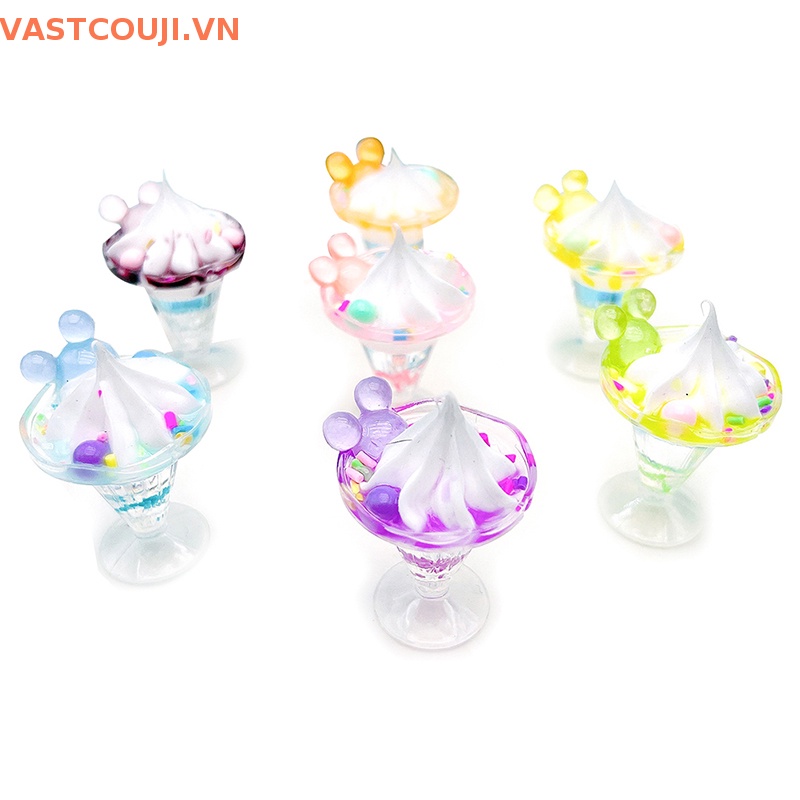 1 Que Kem Dạ Quang Mini Bằng Nhựa Resin Dễ Thương Dùng Trang Trí DIY