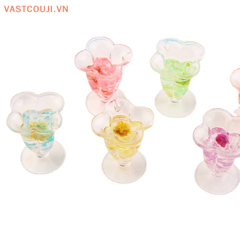 Bộ 2 Miếng Dán Trang Trí Điện Thoại / Tủ Lạnh Hình Bông Hoa Mini Bằng Resin Màu Dạ Quang DIY