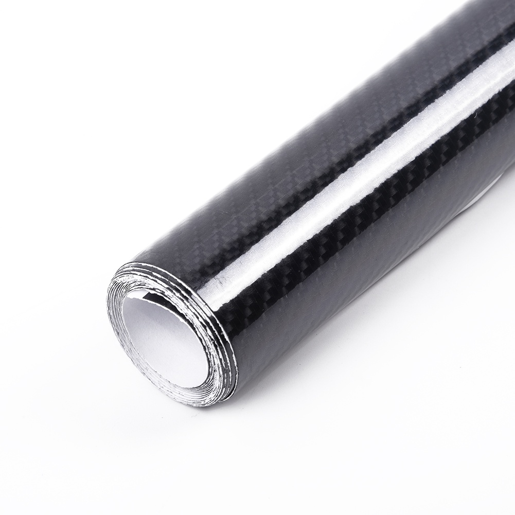 Miếng Dán Vinyl Sợi Carbon Màu Đen Siêu Mỏng Chất Lượng Cao Tháo Rời Và Dễ Sử Dụng