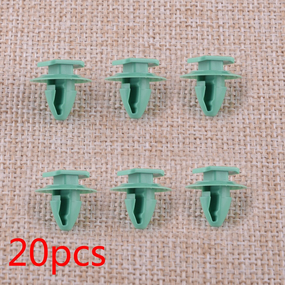 FENDER Set 20 Kẹp Cố Định Tấm Chắn Bùn Bánh Xe Màu Xanh Lá Siêu Bền Tiện Dụng Cho Jeep