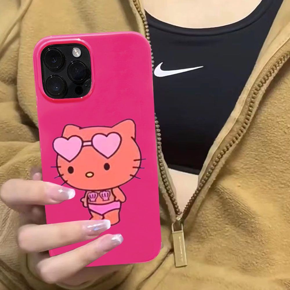 ✅Ốp Điện Thoại Họa Tiết Hello Kitty Dễ Thương Dành Cho Iphone 11 / Xs Plus 7Kt13I 14 Pro Max 812 UC52