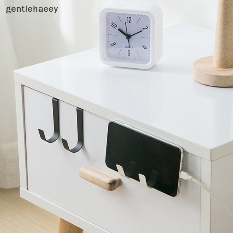 Set 2 Móc Treo Đồ Hình Chữ S Bằng Thép Không Gỉ Gắn Sau Cánh Cửa Tủ Đa Năng