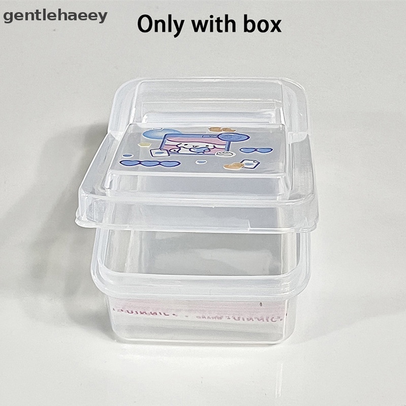 1 Hộp Nhựa Trong Suốt Đựng Trang Sức Có Nắp Đậy Tiện Dụng