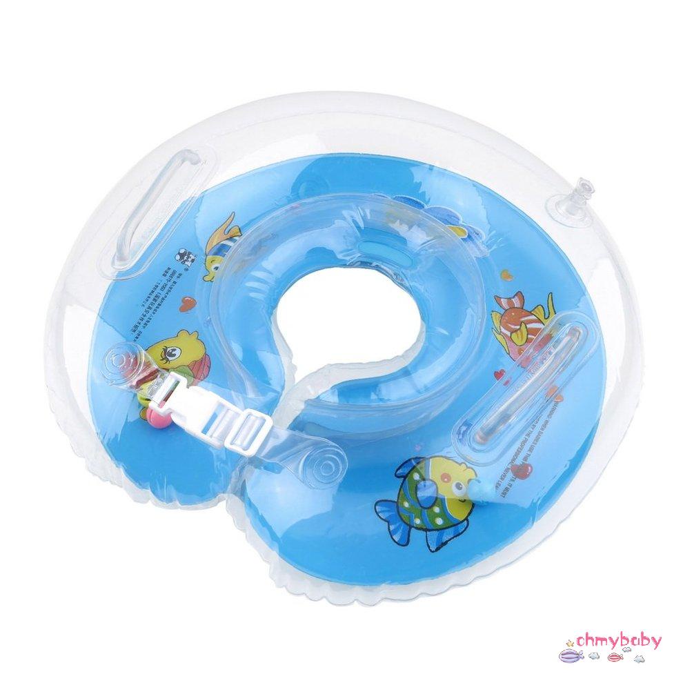 [OMY] Vòng Tròn Bơm Hơi Trẻ Sơ Sinh Có Thể Điều Chỉnh Bơi Cổ Phao An Toàn Đôi Bảo Vệ Cho Bé Phụ Kiện [P/8]