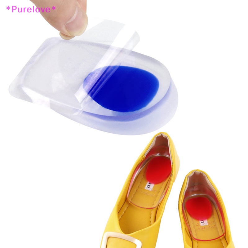 1 Cặp Đệm Silicone Lót Gót Giày Giảm Đau Tiện Dụng Mới