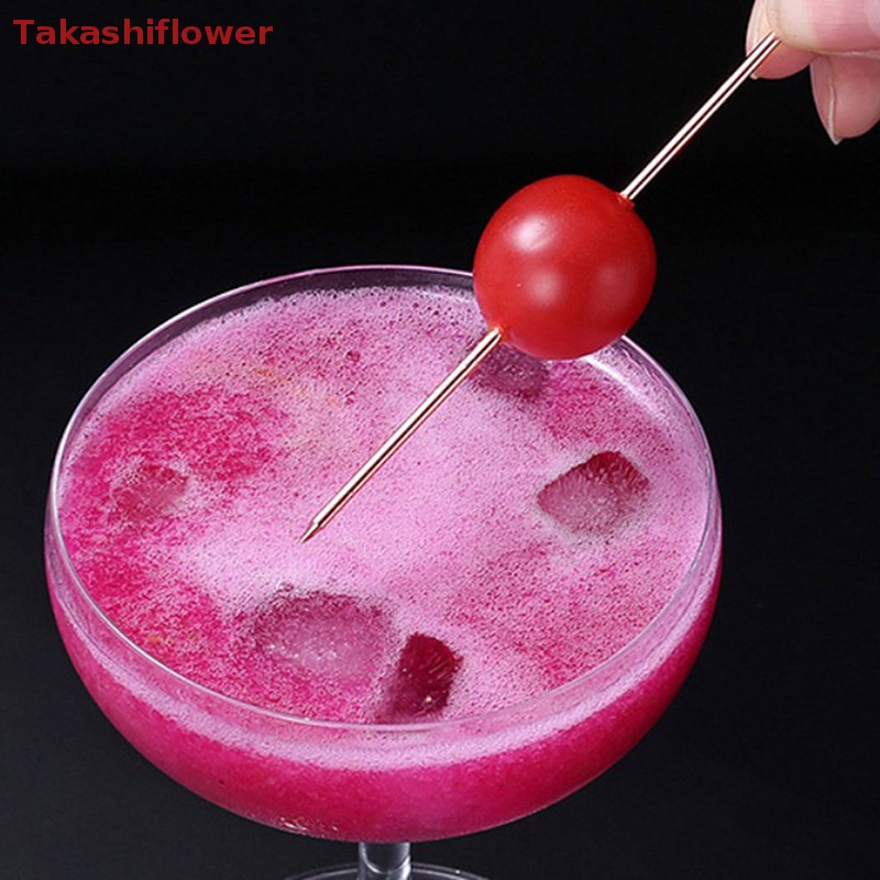 Que Uống Cocktail Bằng Thép Không Gỉ Tái Sử Dụng Tiện Lợi