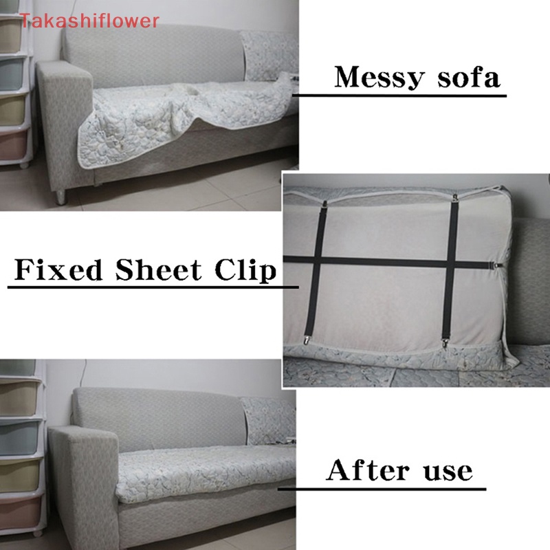 Set 2 Kẹp Cố Định Ga Trải Giường Co Giãn Điều Chỉnh Được