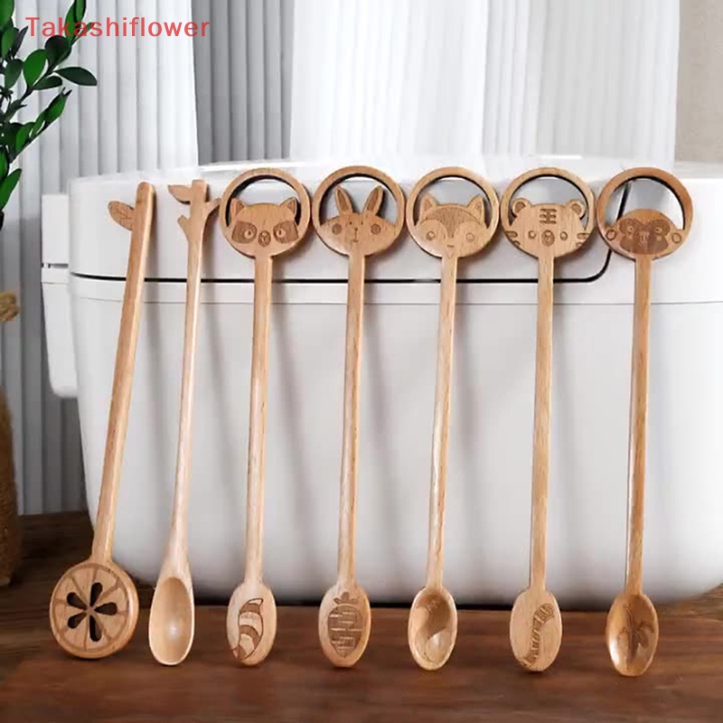 Muỗng Cà Phê Họa Tiết Hoạt Hình Dễ Thương Cho Bé