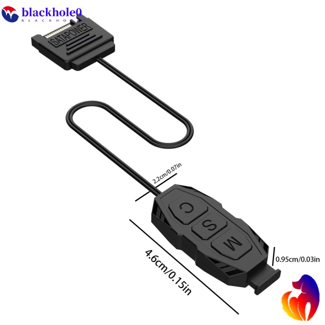 Bộ Điều Khiển Mini 5v 3pin Sang SATA Có Đèn Tích Hợp Quạt Tản Nhiệt Nước Cho Cpu