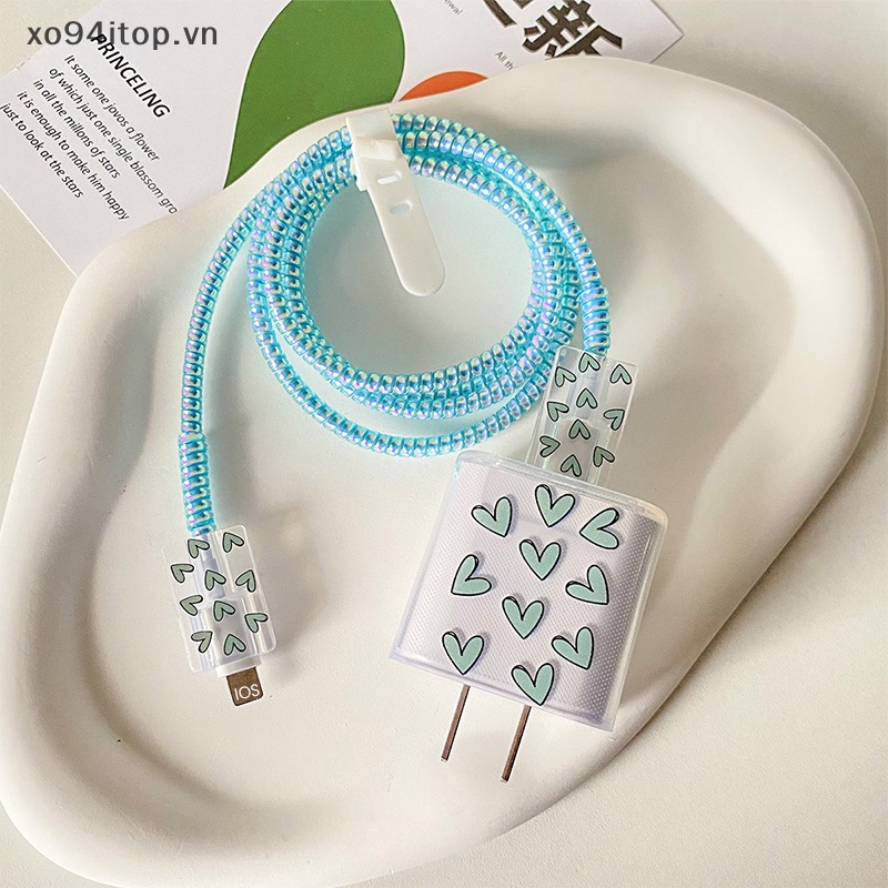 1 Bộ Phụ Kiện Bảo Vệ Dây Cáp Sạc 18W / 20W