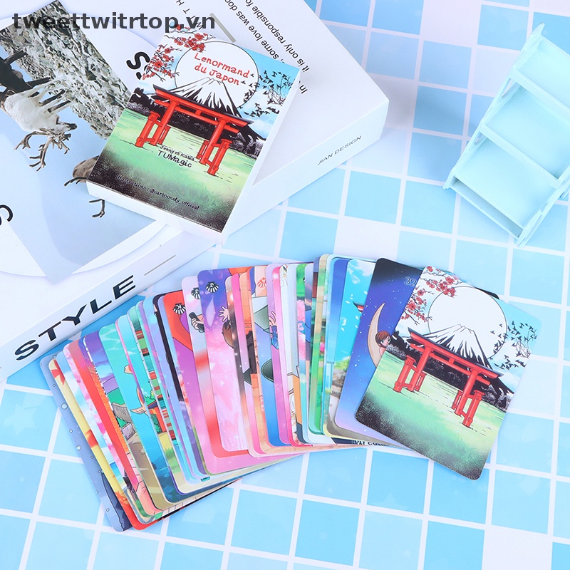 Bộ Bài Tarot TRTOP Lenormand Duo japon Độc Đáo