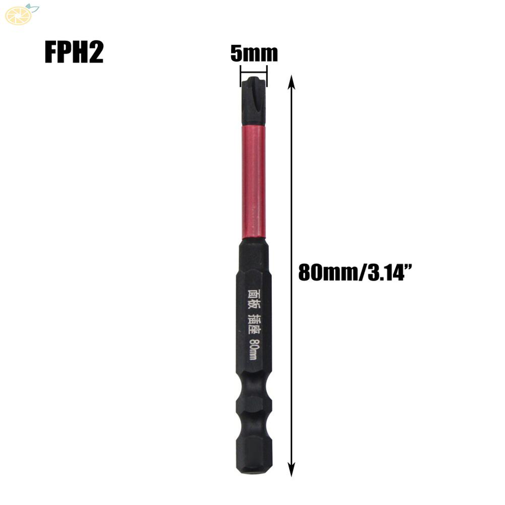 【VARSTR】Rustproof Magnetic FPH2 Screwdriver Bit Suitable for Electrician Switches &amp; Breakers