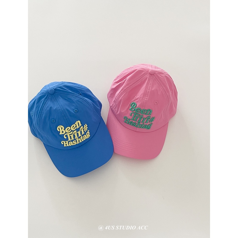 Mũ Lưỡi Trai Chống Nắng Mùa Hè Mỏng Thoáng Khí Khô Nhanh Màu Kẹo In Chữ Mới 2023 Cho Mẹ Và Bé