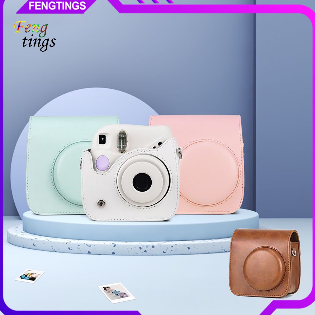 Túi Đựng Máy Ảnh Kỹ Thuật Số Mini Bằng Da Giả Chống Sốc / Trầy Xước Kiểu Retro Cho Instax Mini 7 +