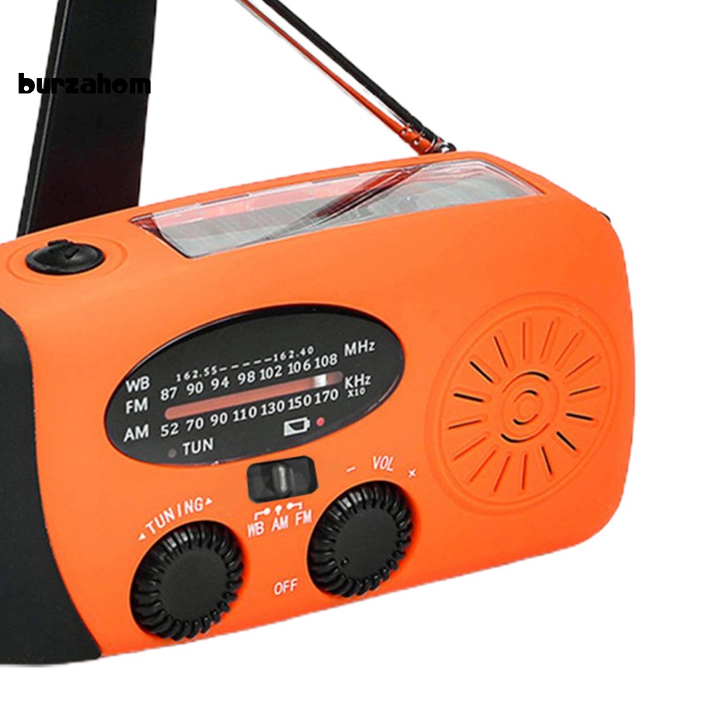 Radio AM / FM / WB Sử Dụng Năng Lượng Mặt Trời Đa Năng