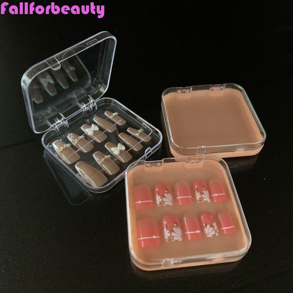 Hộp Đựng Móng Tay Giả Trong Suốt Đa Năng Dùng Đi Du Lịch