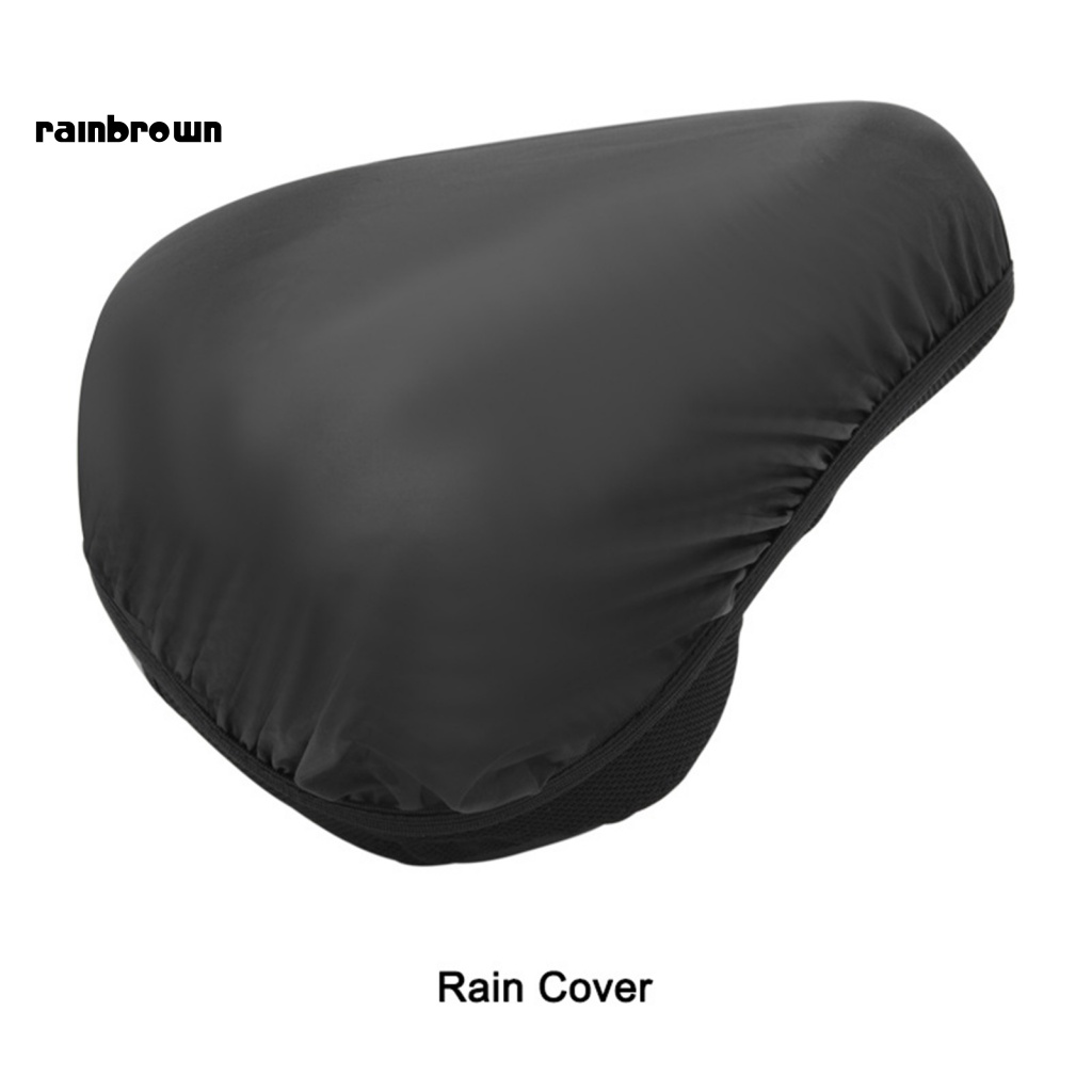 1 Bộ Vỏ Bọc Yên Xe Đạp Bằng Silicone Chống Trượt Phản Quang