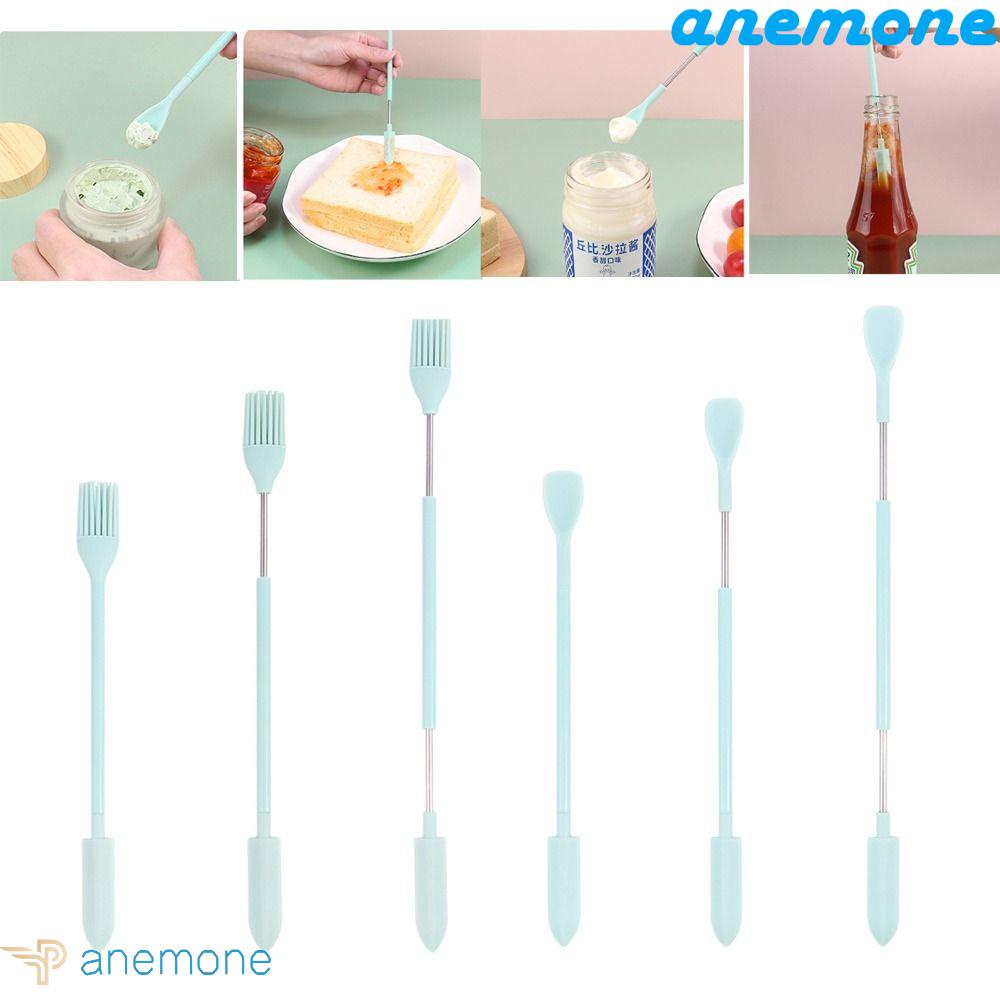 Muỗng Silicone Cán Dài Có Thể Tái Sử Dụng Dùng Để Quét Mặt Nạ / Cọ Trang Điểm