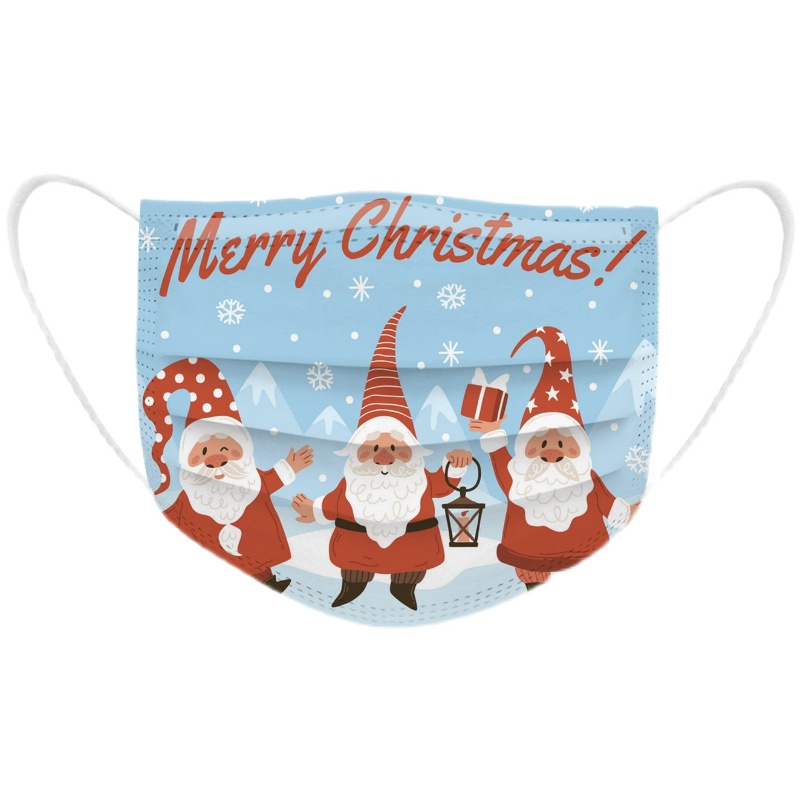 Khẩu Trang In Họa Tiết Hoạt Hình Anime Dùng Một Lần Dành Cho Cặp Đôi