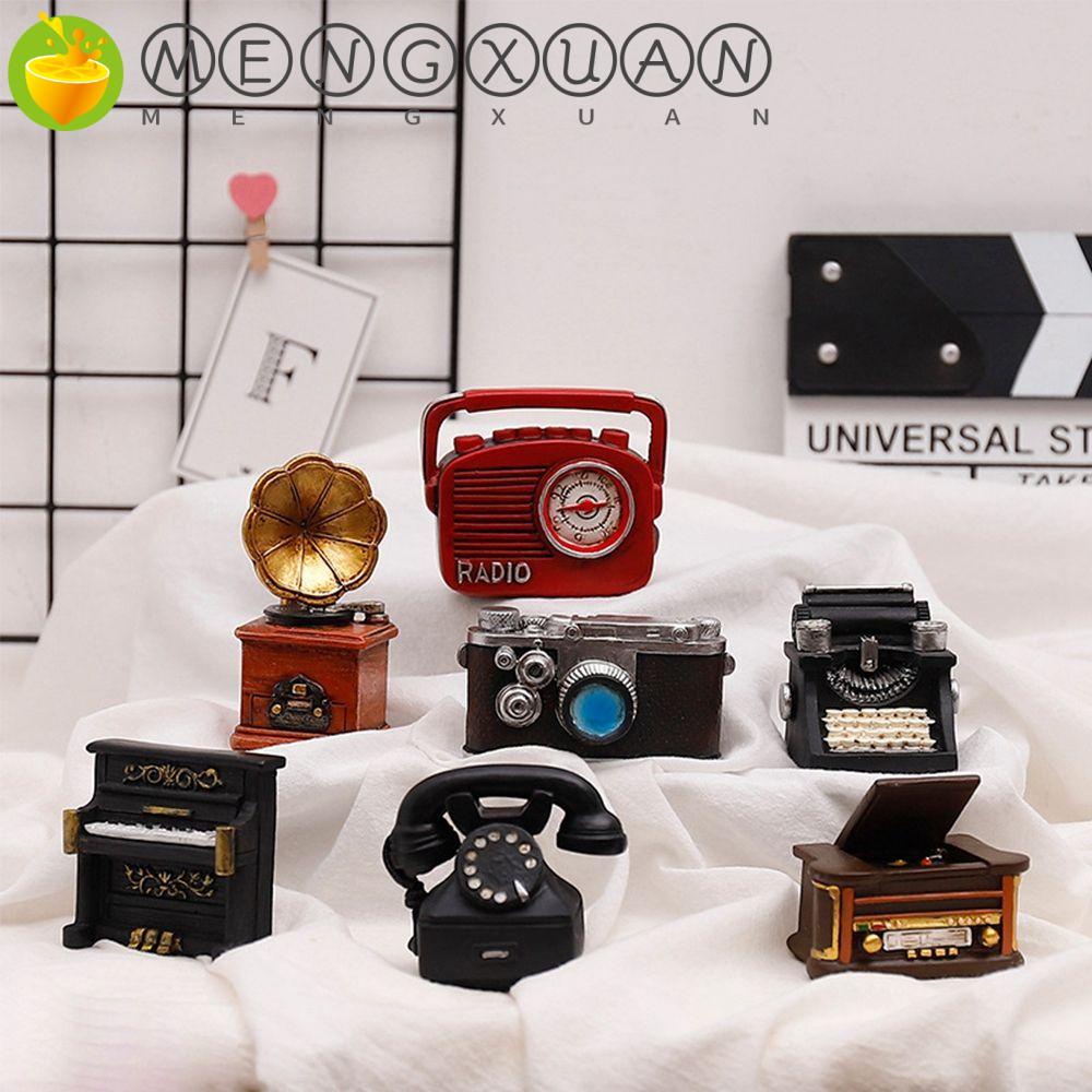Mô Hình Máy Hát Đĩa Mini Phong Cách Cổ Điển Dùng Trang Trí Quán Cà Phê