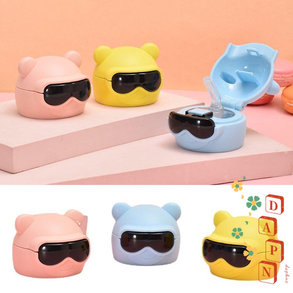 Nắp Đậy Cốc Nước DAPHS Bằng Silicone Kèm Ống Hút Tiện Dụng Cho Bé