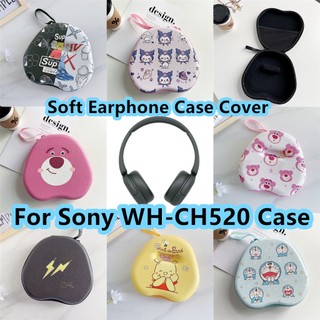  Hàng Sẵn Sàng! Hộp Đựng Tai Nghe Sony WH-CH520 Sony WH CH520 Chống Bụi Bẩn Chống Mòn 