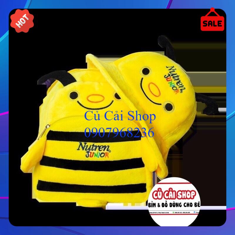 Set balo kèm mũ ong vàng