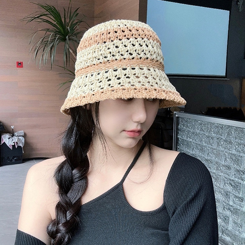 Nón Tai Bèo Đan Cói Vành Nhỏ Che Nắng Thời Trang Mùa Hè Cho Nữ