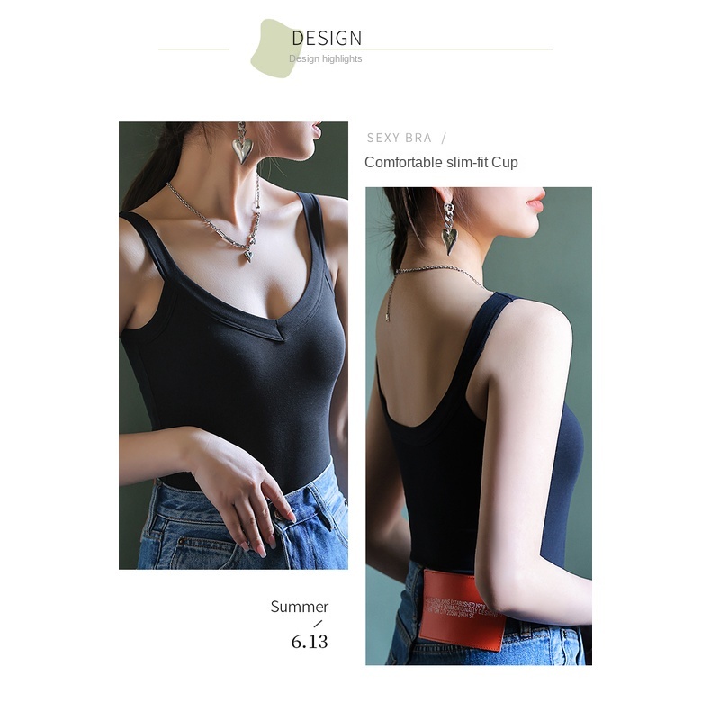 Áo Croptop Sát Nách 100% Cotton Có Mút Ngực Size S-XL
