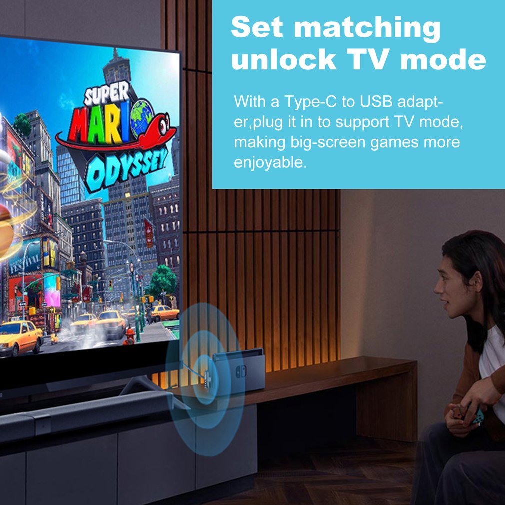 Wireless 5.0 Adapter Usb Transmitter Receiver Stereo Audio Transmitters Type-C For Nintendos Switches [Q/5]