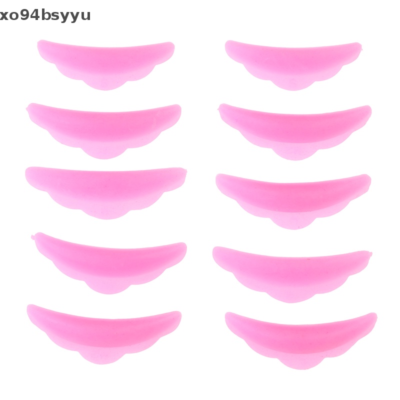 Set 5 Cặp Đệm Silicone Mềm Xo94Bsyu Uốn Cong Lông Mi S M1 M2 L