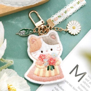 Móc Khóa Thêu Thủ Công Đáng Yêu