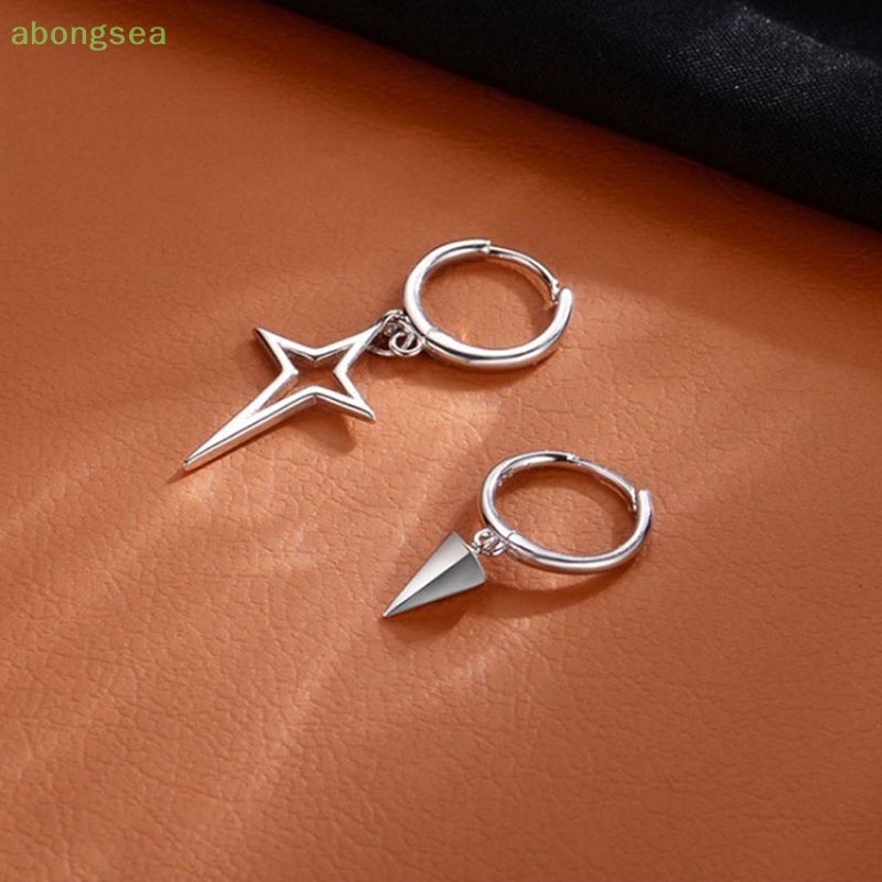 Khuyên Tai Bạc Hình Nón Không Đối Xứng Thời Trang Cho Nữ