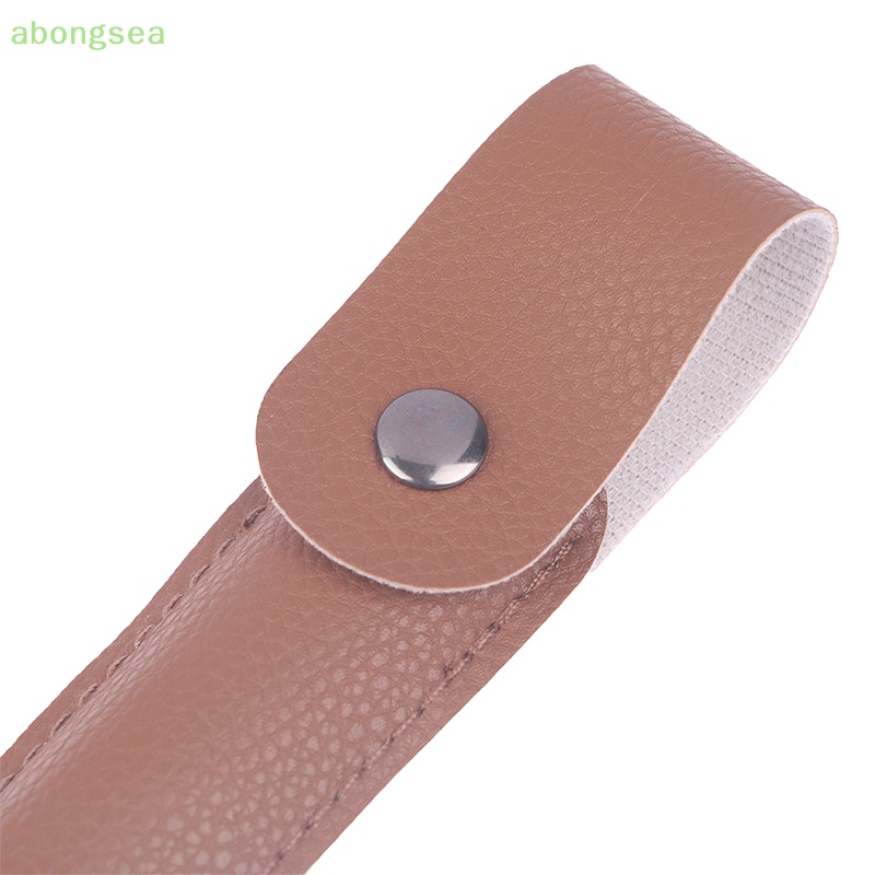 Abongsea Túi Rỗng Đựng Nhíp Gắn Lông Mi Giả Bằng Da PU An Toàn