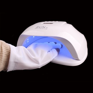 Găng tay hở ngón chống tia uv màu đen