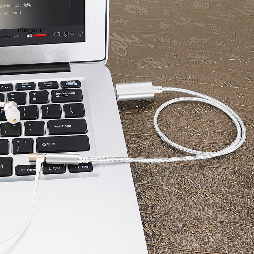 Thẻ Âm Thanh RGA Cổng USB Gắn Tai Nghe / Micro Chuyên Dụng Cho Máy Tính