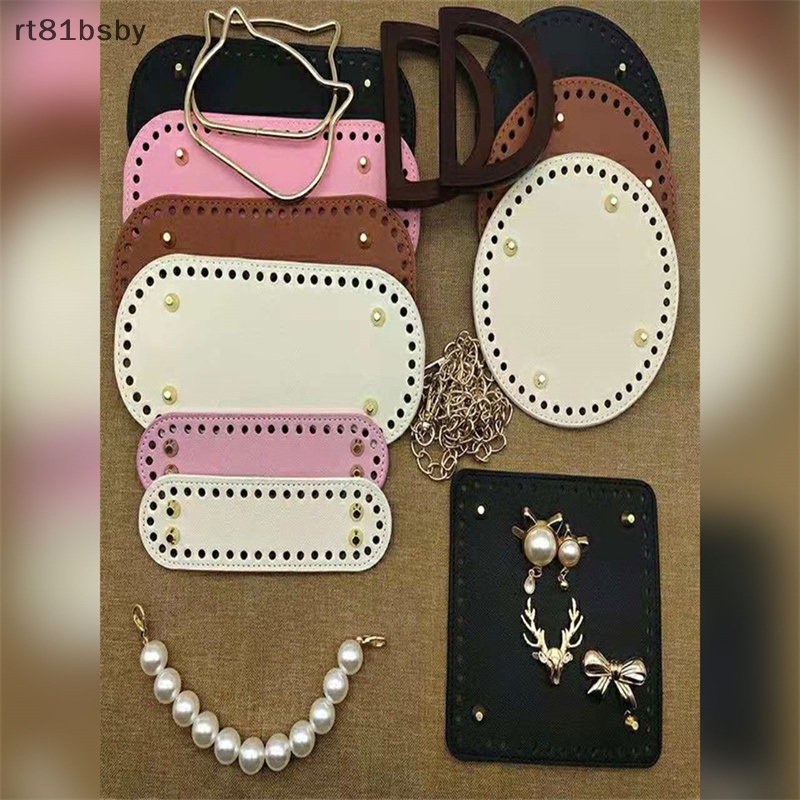 Đáy Da Hình Oval Làm Túi Xách Handmade Chất Lượng Cao DIY