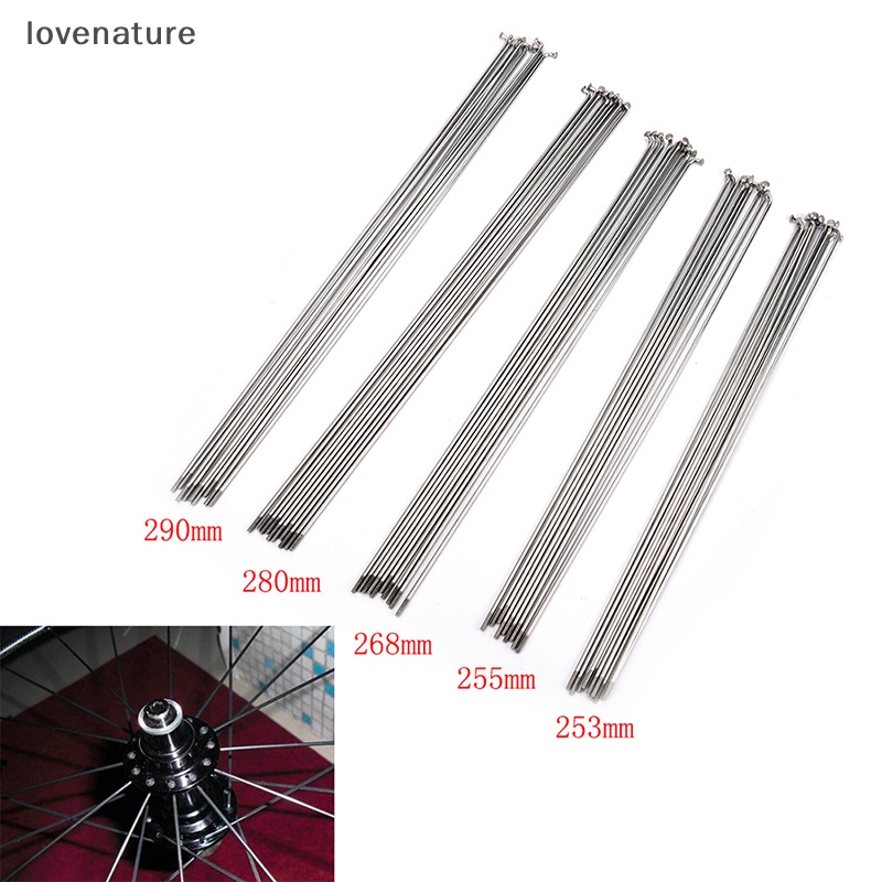 Bộ 10 Cái Căm Xe Đạp 14G Bằng Thép Không Gỉ