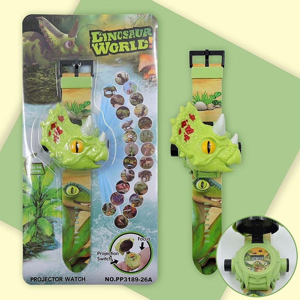 Đồng Hồ Đeo Tay Kỹ Thuật Số Hình Khủng Long Tyrannosaurus Rex Có Đèn LED Dành Cho Bé Trai Gái