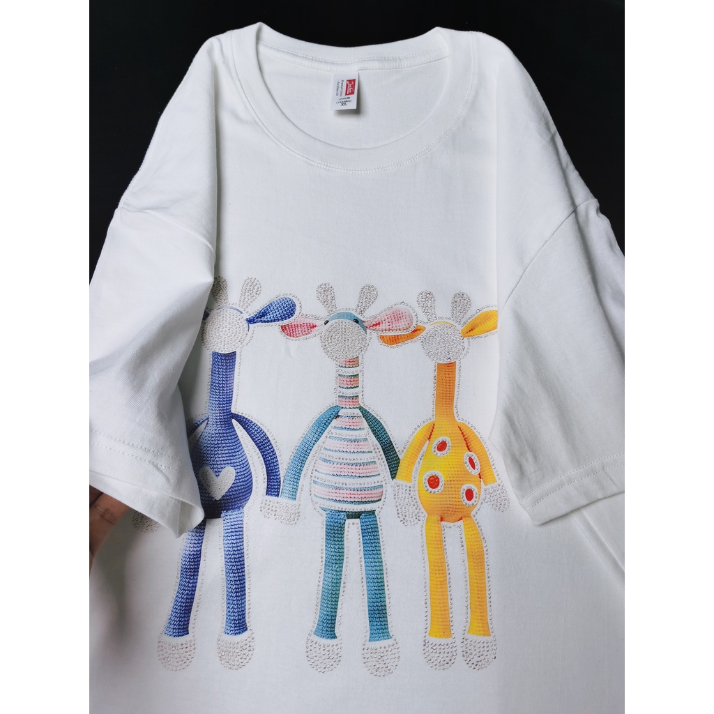 NRVP Áo Thun 100% Cotton Tay Ngắn In Hình Phong Cách Hàn Quốc Mới