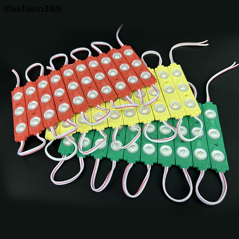 Set 20 Mô Đun Đèn LED 3 Bóng DC12V SMD 3 IP67 2835 Chống Nước Ip665 Chuyên Dụng