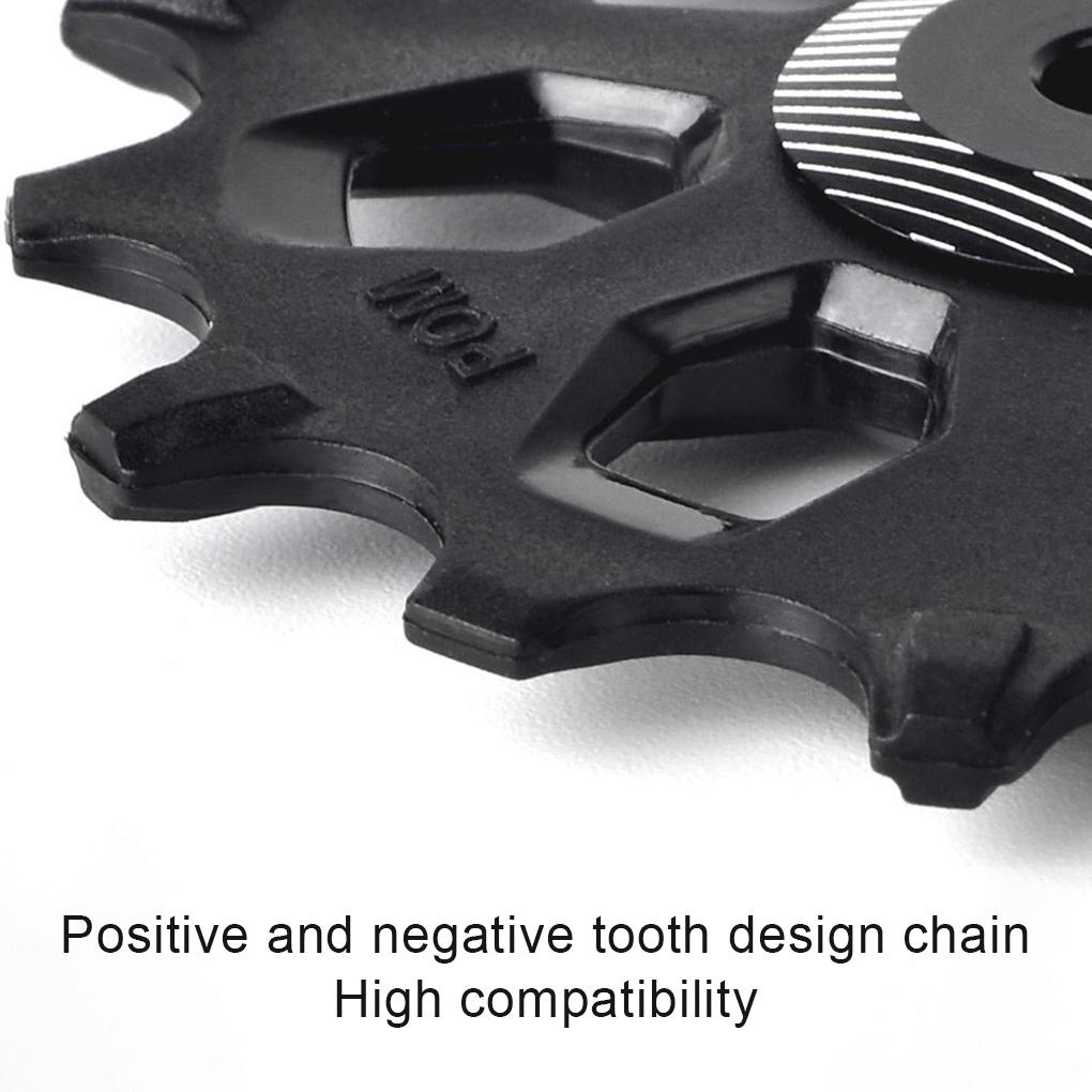 Ròng Rọc Cùi Đề Sau Bằng Hợp Kim Nhôm + Gốm Sứ Di Động Thay Thế Chuyên Dụng Cho Xe Đạp